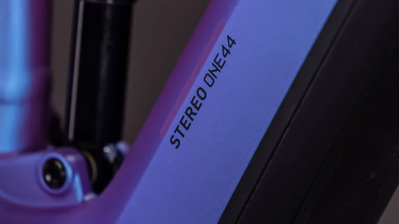 2026 Cube Stereo Hybrid one44 EXC 800 - Full Suspension eBike - Blue Iris / Black-4