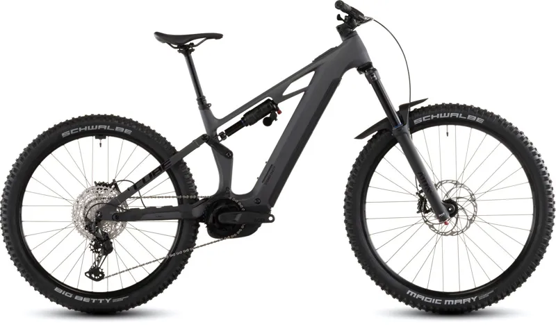 2026 Cube Stereo Hybrid one77 HPC Race 800 - Full Suspension eBike - Iron Grey / Black