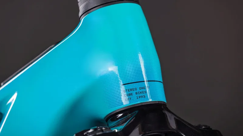 2026 Cube Stereo Hybrid one77 HPC Race 800 - Full Suspension eBike - Swimming Pool / Black-6