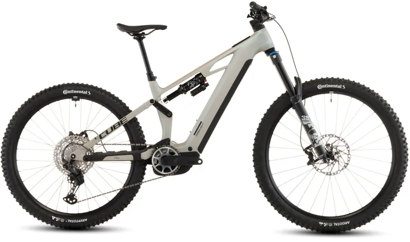 2026 Cube Stereo Hybrid one77 HPC SLX 800 - Full Suspension eBike - Glint Sand / Black