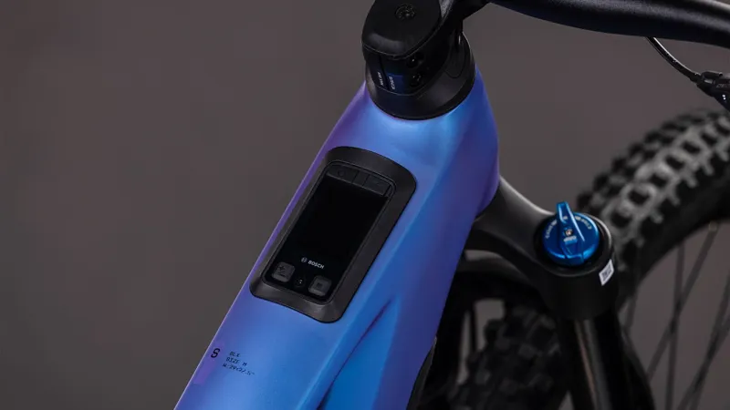 2026 Cube Stereo Hybrid one77 HPC SLX 800 - Full Suspension eBike - Blue Iris / Black-1