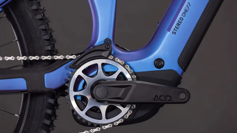 2026 Cube Stereo Hybrid one77 HPC SLX 800 - Full Suspension eBike - Blue Iris / Black-3