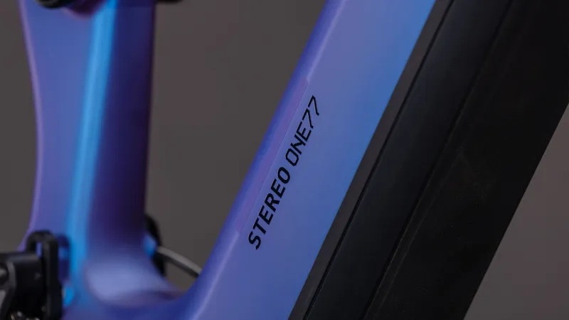 2026 Cube Stereo Hybrid one77 HPC SLX 800 - Full Suspension eBike - Blue Iris / Black-4