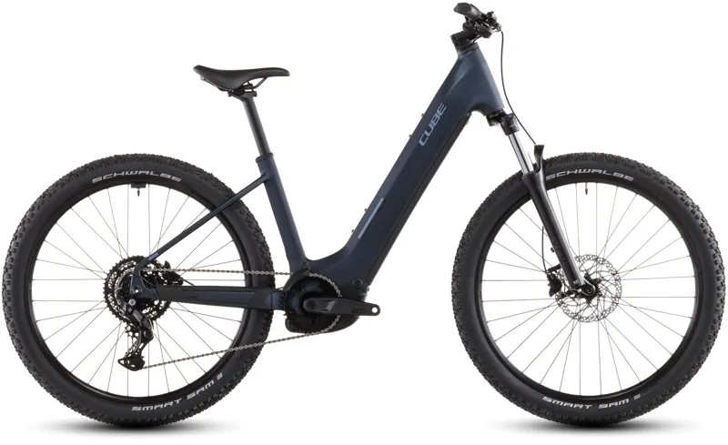 2026 Cube Reaction Hybrid Performance 600 - Easy Entry eBike - Indigo Blue / Reflex