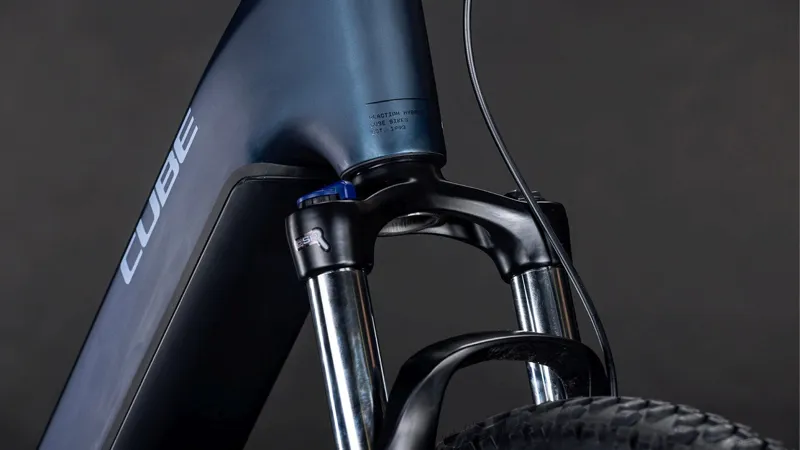 2026 Cube Reaction Hybrid Performance 600 - Easy Entry eBike - Indigo Blue / Reflex-6