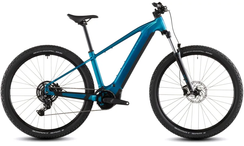 2026 Cube Reaction Hybrid Performance 600 - Hardtail eBike - Electric Blue / Dazzle
