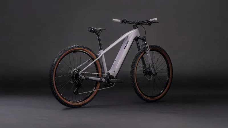 2026 Cube Reaction Hybrid Performance 600 - Hardtail eBike - Plum Grey / Black-1