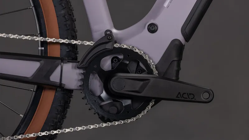 2026 Cube Reaction Hybrid Performance 600 - Hardtail eBike - Plum Grey / Black-5