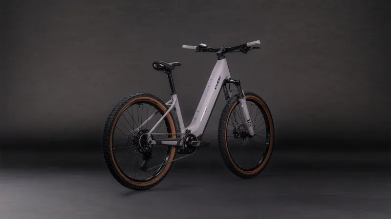 2026 Cube Reaction Hybrid Performance 600 - Easy Entry eBike - Plum Grey / Black-1