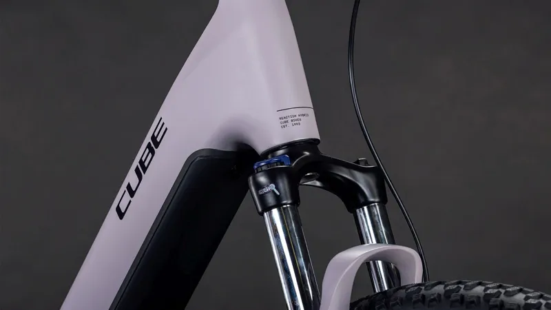 2026 Cube Reaction Hybrid Performance 600 - Easy Entry eBike - Plum Grey / Black-6