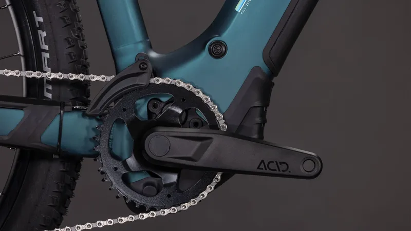 2026 Cube Reaction Hybrid One 600 - Hardtail Electric Mountain Bike - Royal Green / Prism-3