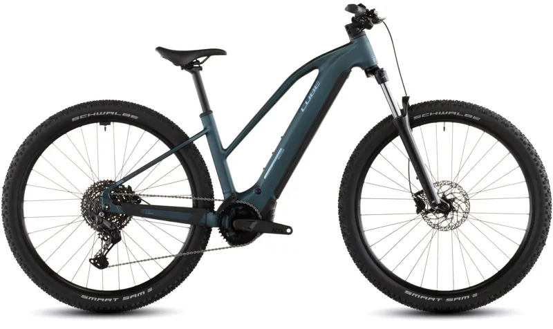 2026 Cube Reaction Hybrid One 800 - Trapeze frame eBike - Royal Green / Prism