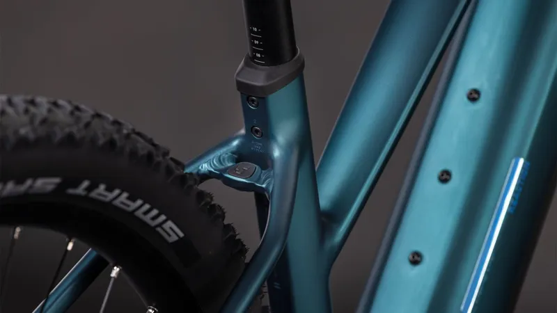 2026 Cube Reaction Hybrid One 800 - Trapeze frame eBike - Royal Green / Prism-4