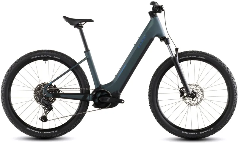 2026 Cube Reaction Hybrid One 800 - Easy Entry eBike - Royal Green / Prism