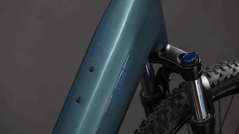 2026 Cube Reaction Hybrid One 800 - Easy Entry eBike - Royal Green / Prism-2