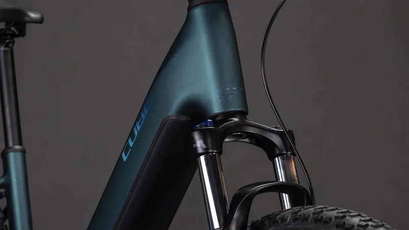 2026 Cube Reaction Hybrid One 800 - Easy Entry eBike - Royal Green / Prism-6