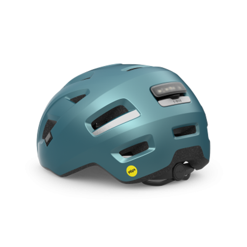 MET E-Mob MIPS Urban Helmet - Teal/Black-2