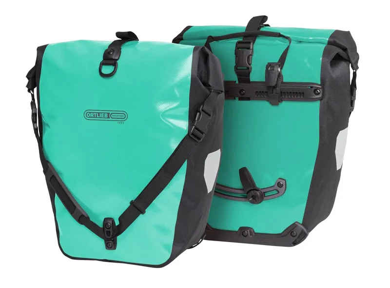 Ortlieb Back-Roller Free Pannier Bags - 40L Pair - Lagoon / Black