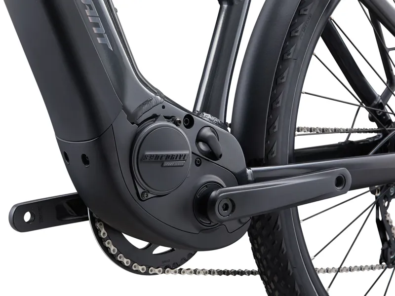 2023 Giant Explore E+ 2 Staggered Electric Hybrid Bike - Gunmetal Black-2