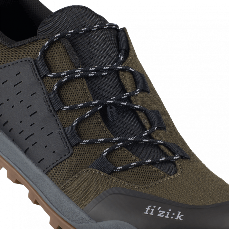 Fizik X2 Terra Ergolace Shoes - Olive / Caramel-4