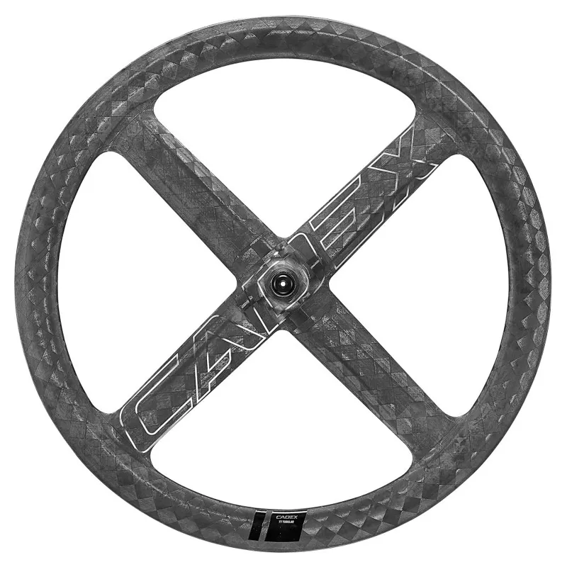Cadex Aero 4 Spoke - Tubeless Rim Brake Front Wheel - Black