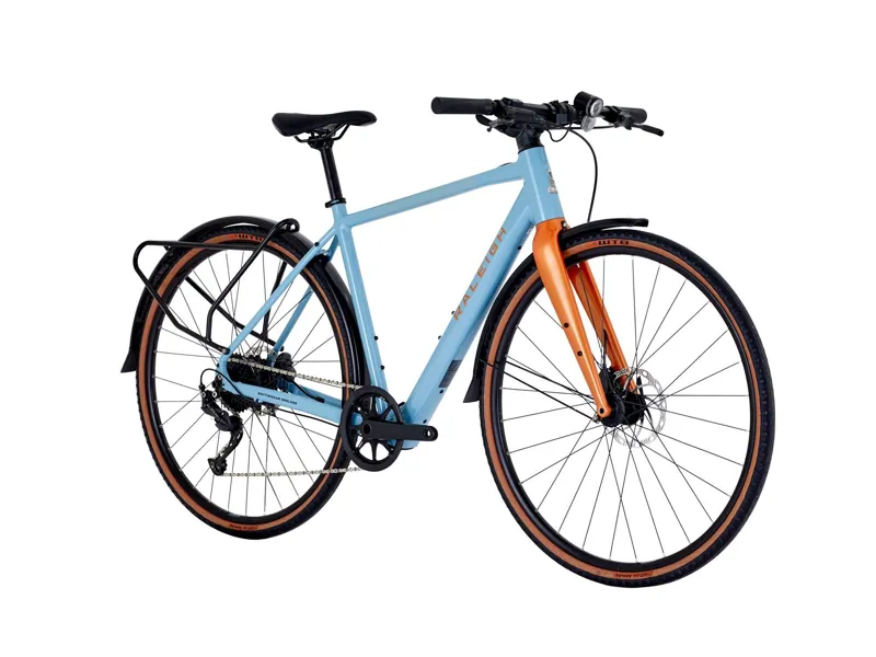 2024 Raleigh Trace - Electric Hybrid Bike - Blue-1