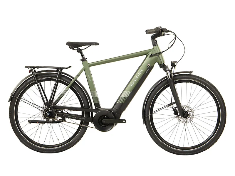 2024 Raleigh Centros - Hub Geared Electric Bike - Khaki Green