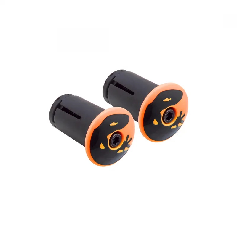 Lizard Skins DSP Bar Tape V2 Screw-in End Plugs in Orange