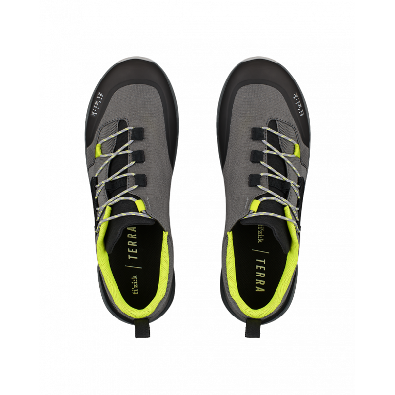 Fizik X2 Terra Ergolace Shoes - Grey / Yellow-2