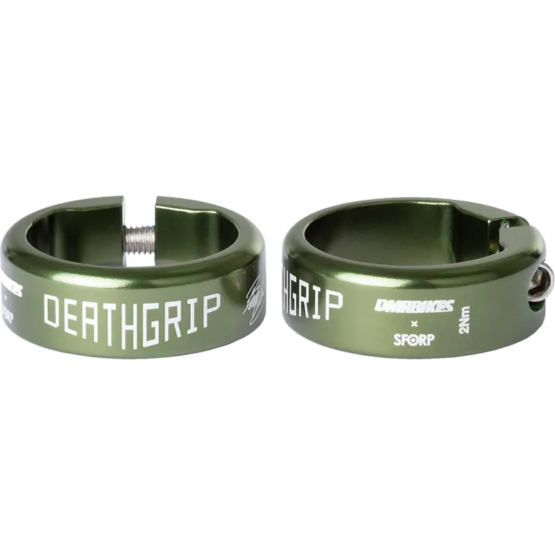 DMR Replacement DeathGrip MTB Bar Grip Collar 2-pack in Matte Black-4