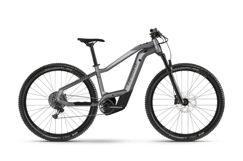 2024 Haibike Alltrack 9 - Electric Hardtail Mountain Bike - Silver / Black