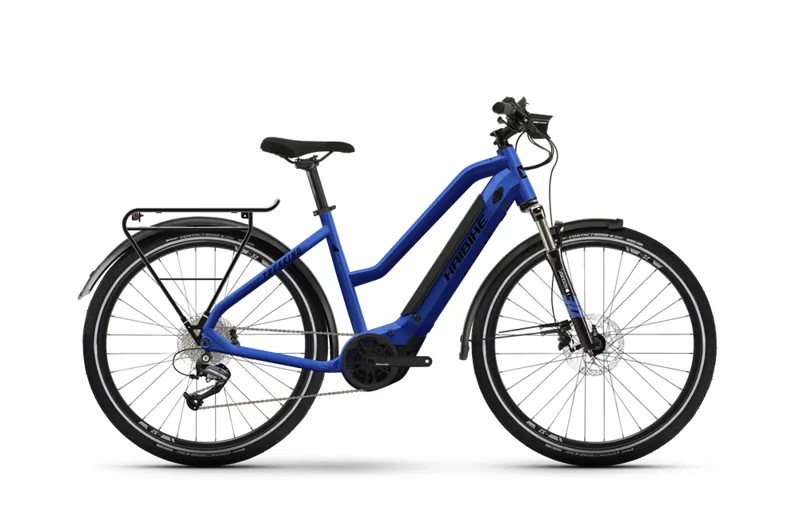 2022 Haibike Trekking 4 - Electric Hybrid Bike - Blue