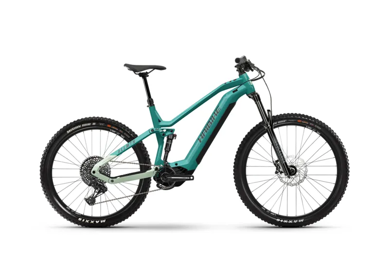 2022 Haibike Allmtn 2 - Electric Bike - Aqua/Green/Black