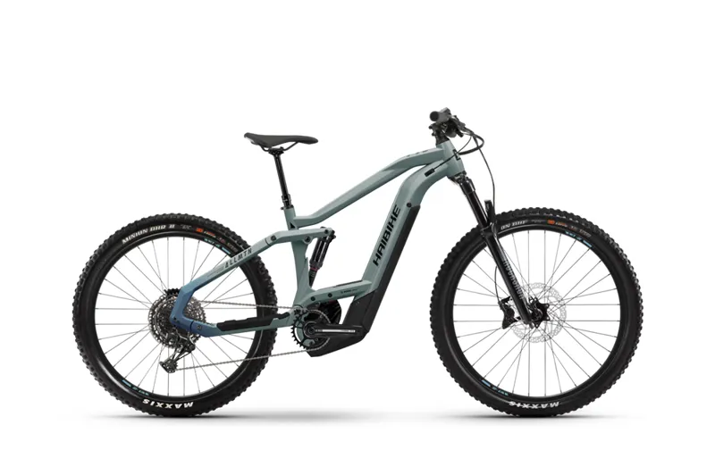2022 Haibike Allmtn 3 i625 - Electric Mountain Bike - Metal / Cyan / Black