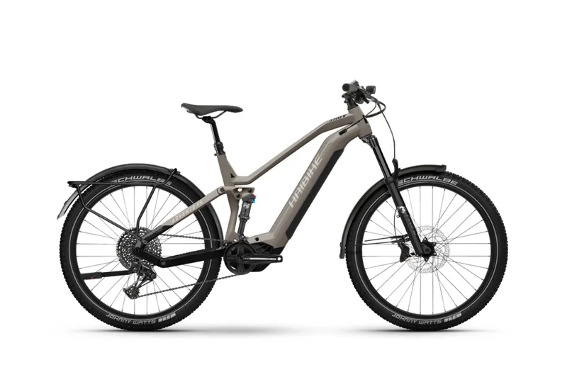 2024 Haibike Adventr FS 10 - Electric Hybrid Bike - Warm Grey / Black 