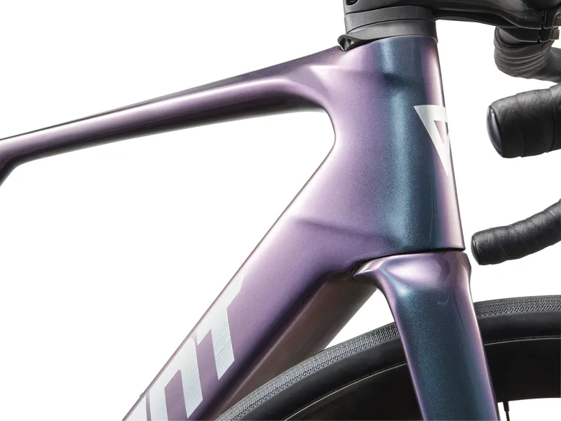 2025 Giant Defy Advanced E+ Elite 0 - Lightweight Electric Road Bike - Blue Dragonfly-4