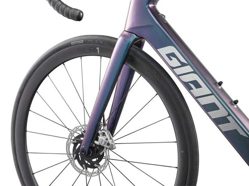 2025 Giant Defy Advanced E+ Elite 0 - Lightweight Electric Road Bike - Blue Dragonfly-9