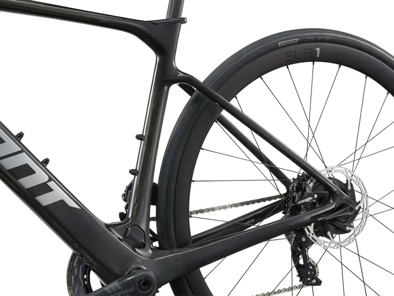 2025 Giant Defy Advanced E+ Elite 1 - Lightweight Electric Road Bike - Raw Carbon-10