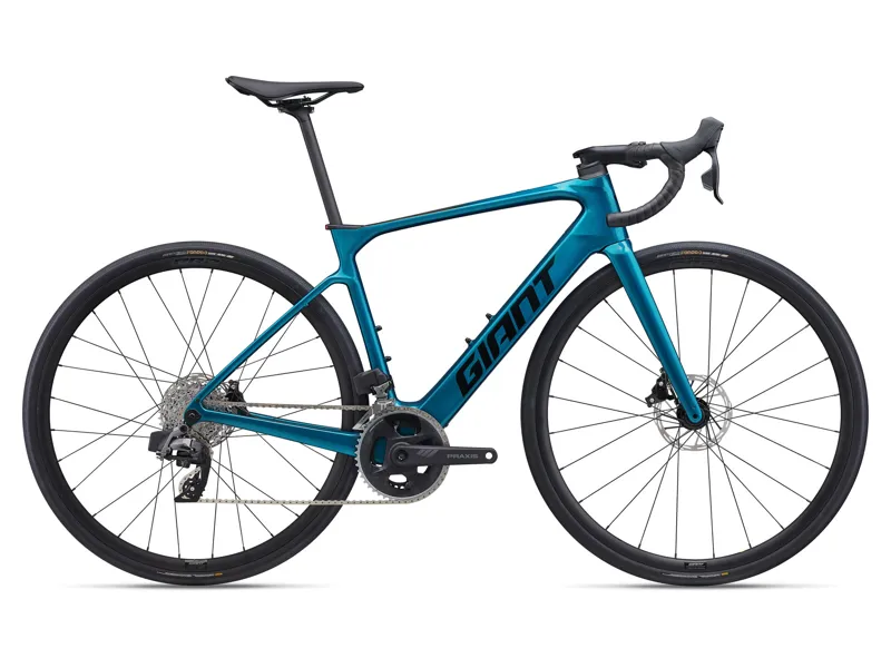2025 Giant Defy Advanced E+ Elite 2 - Lightweight Electric Road Bike - Sea Sparkle