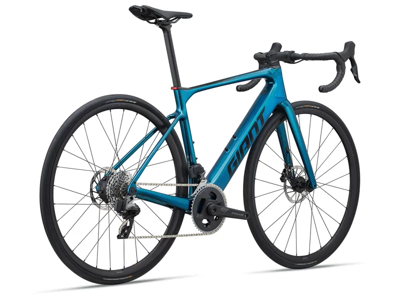 2025 Giant Defy Advanced E+ Elite 2 - Lightweight Electric Road Bike - Sea Sparkle-1