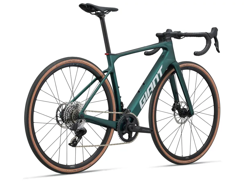 2025 Giant Defy Advanced E+ Elite AR - Lightweight Electric All-Road Bike - Matte Kelp Forest / Black-2