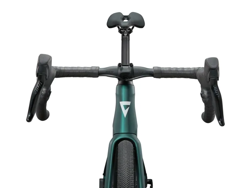 2025 Giant Defy Advanced E+ Elite AR - Lightweight Electric All-Road Bike - Matte Kelp Forest / Black-4