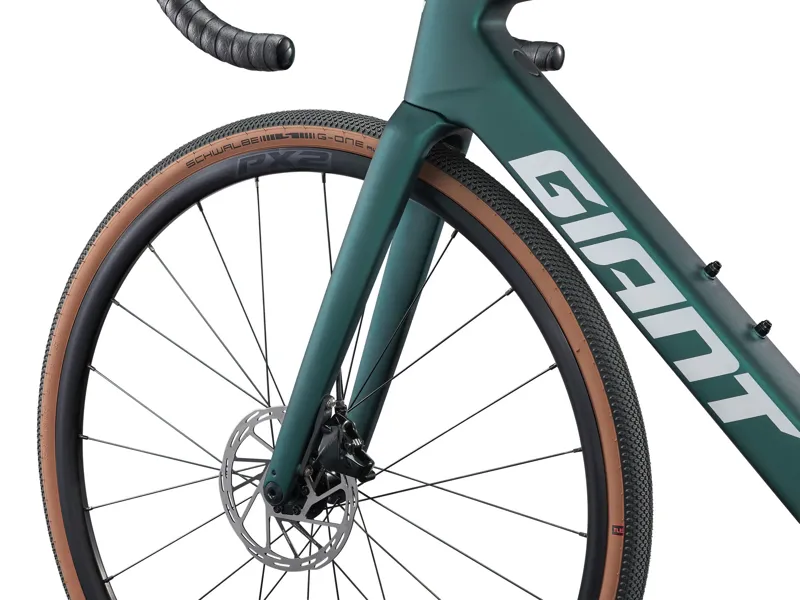 2025 Giant Defy Advanced E+ Elite AR - Lightweight Electric All-Road Bike - Matte Kelp Forest / Black-8