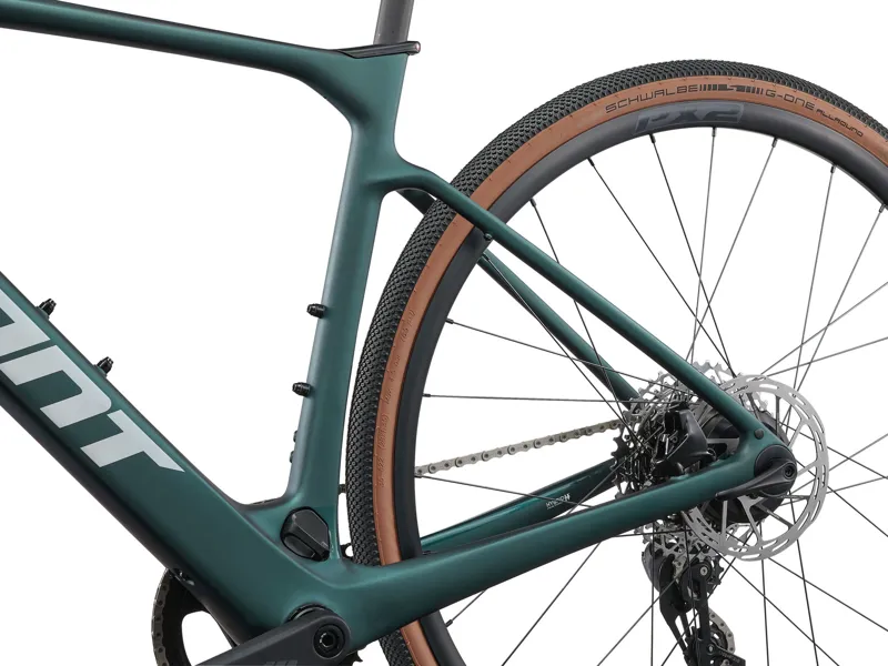 2025 Giant Defy Advanced E+ Elite AR - Lightweight Electric All-Road Bike - Matte Kelp Forest / Black-11