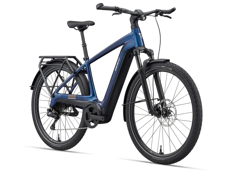 2026 Giant Explore E+ 1 - Electric Hybrid Bike - Metallic Navy-1
