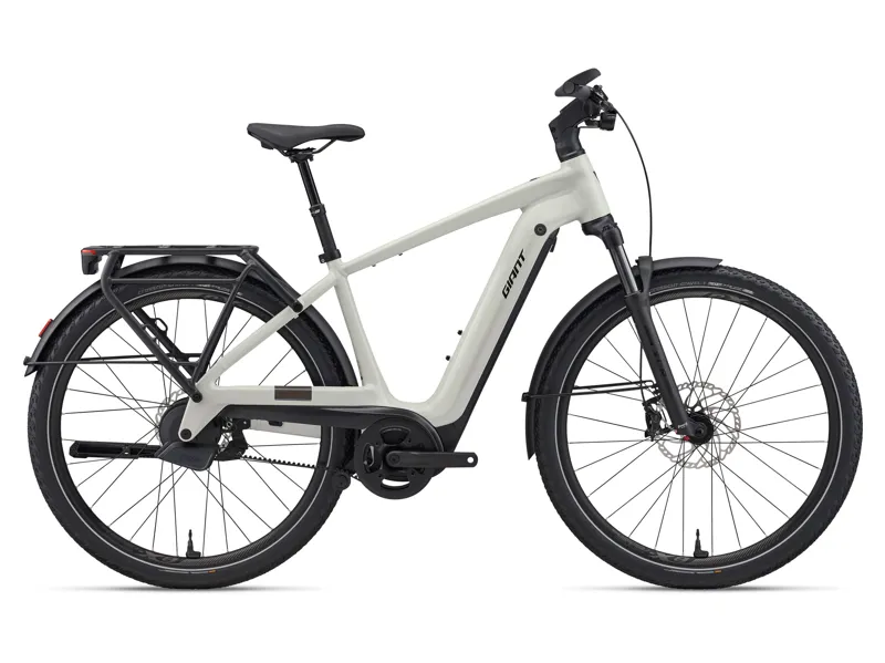 2026 Giant Explore E+ 0 - Electric Hybrid Bike - Snow Drift