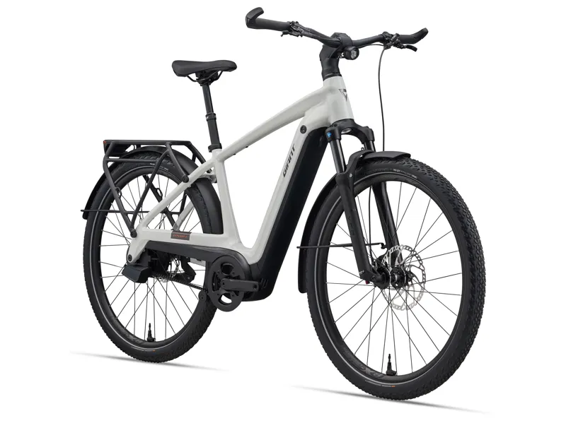 2026 Giant Explore E+ 0 - Electric Hybrid Bike - Snow Drift-1