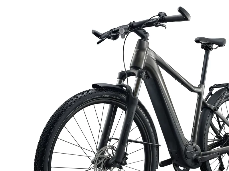 2026 Giant Explore E+ 4 - Electric Hybrid Bike - Stealth Chrome-2