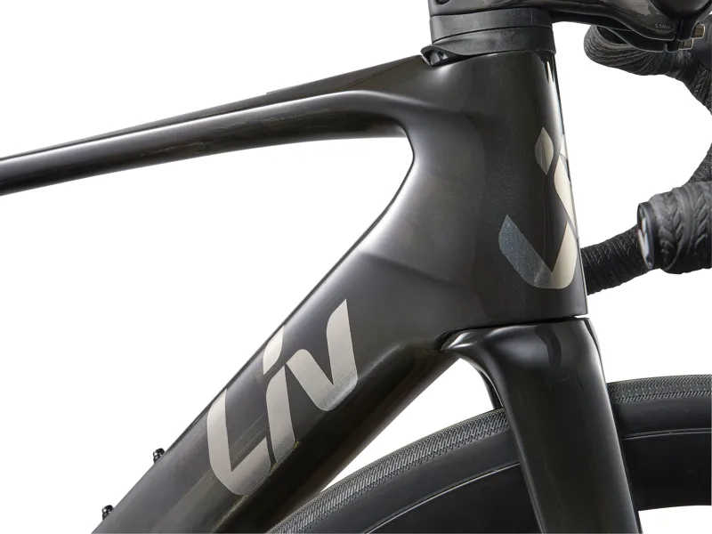2025 Liv Avail Advanced E+ Elite 0 - Lightweight Electric Road Bike - Raw Carbon-4