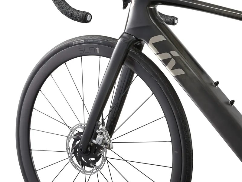 2025 Liv Avail Advanced E+ Elite 0 - Lightweight Electric Road Bike - Raw Carbon-9